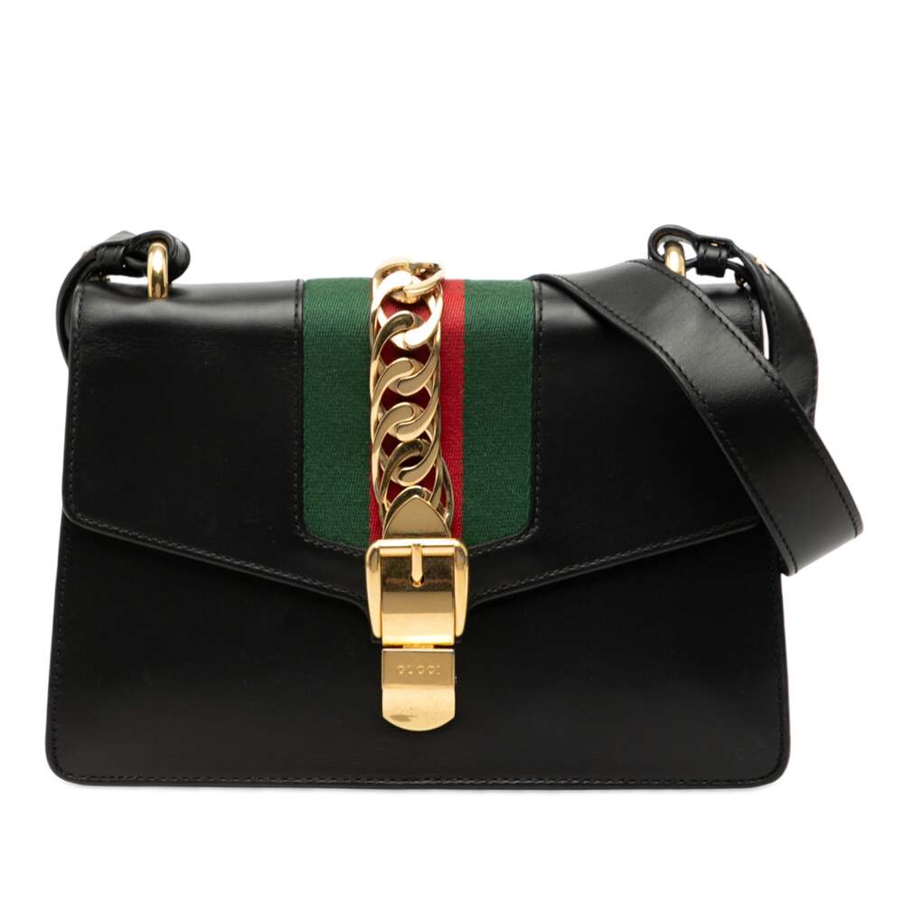 Gucci Sylvie Shoulder Bag Leather Small #297912G76B